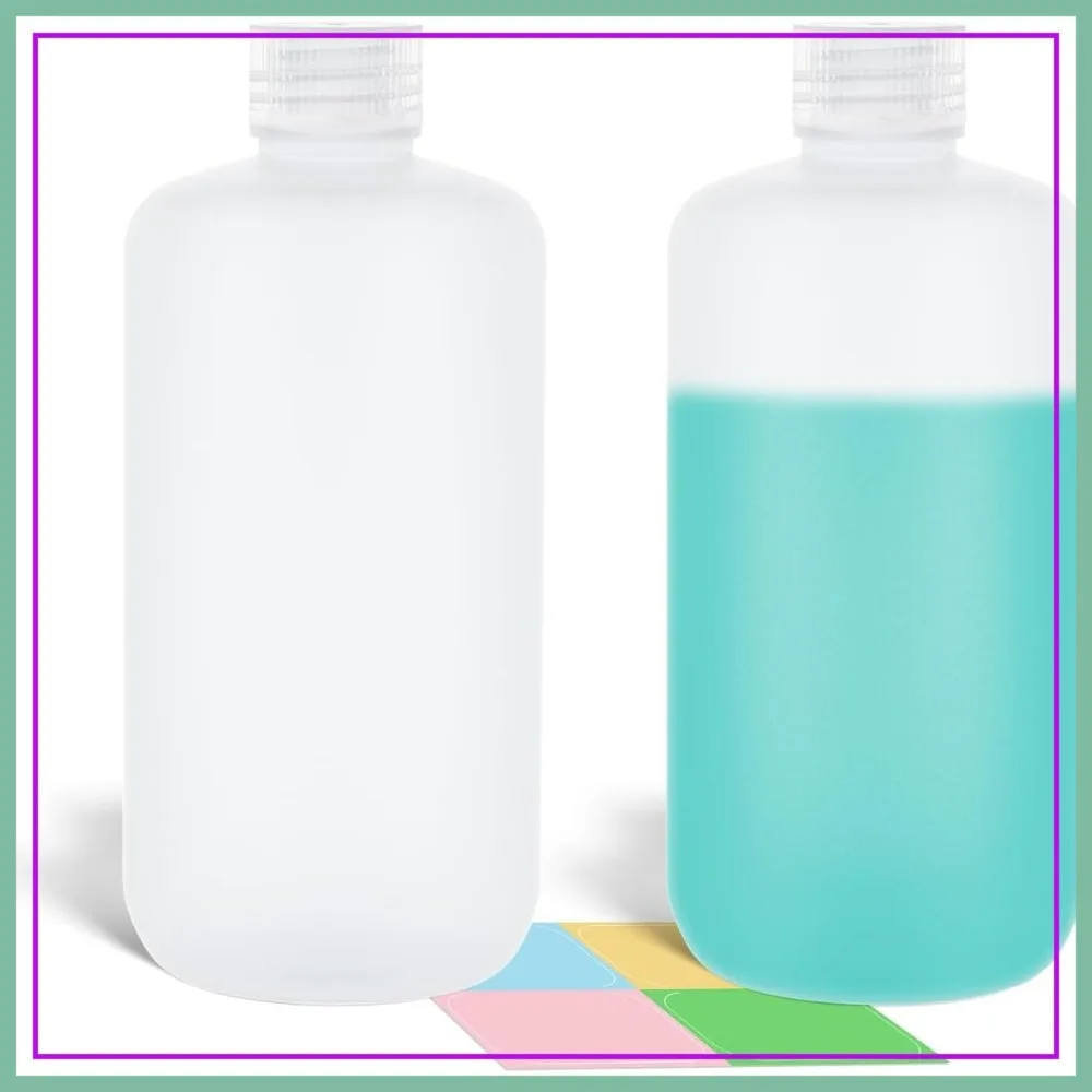 500ml/16.9oz HDPE Narrow Mouth Bottles, Leak Proof Lab Reagent & Water Sample Bottles (2 Pcs)
500ml/16.9oz HDPE Narrow Mouth Bottles, Leak Proof Lab Reagent & Water Sample Bottles (2 Pcs)