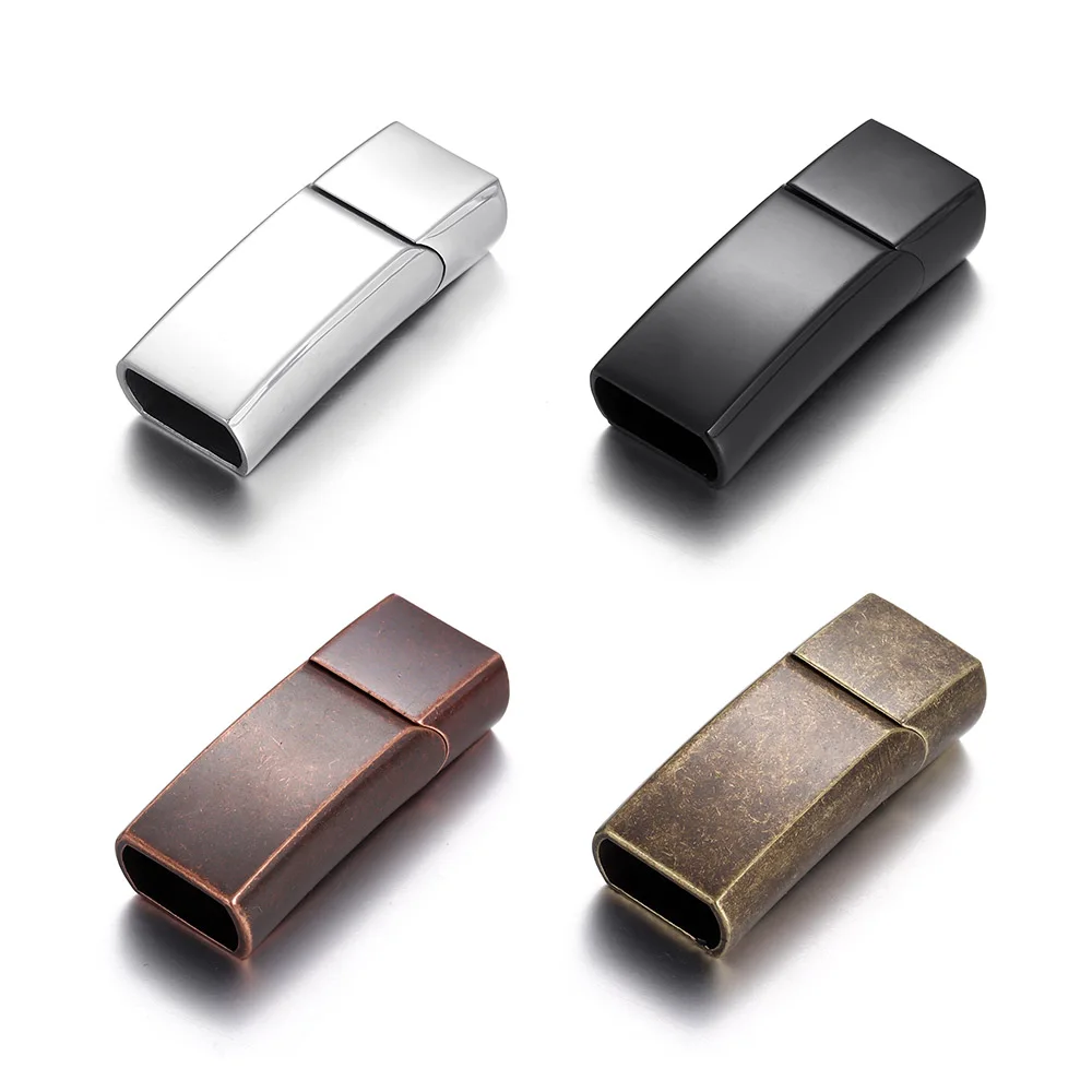 10 Sets Stainless Steel Magnetic Clasps Square Buckles Flat Leather Rope Connectors Clasps For DIY Bracelet Making Wholesale
10 Sets Stainless Steel Magnetic Clasps Square Buckles Flat Leather Rope Connectors Clasps For DIY Bracelet Making Wholesale