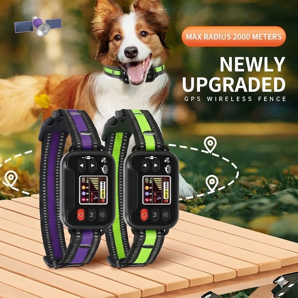Smart GPS Dog Training Collar Wireless Electronic Fence & Bark Control System ABS Material IPX6 Waterproof for Dog to Use
Smart GPS Dog Training Collar Wireless Electronic Fence & Bark Control System ABS Material IPX6 Waterproof for Dog to Use