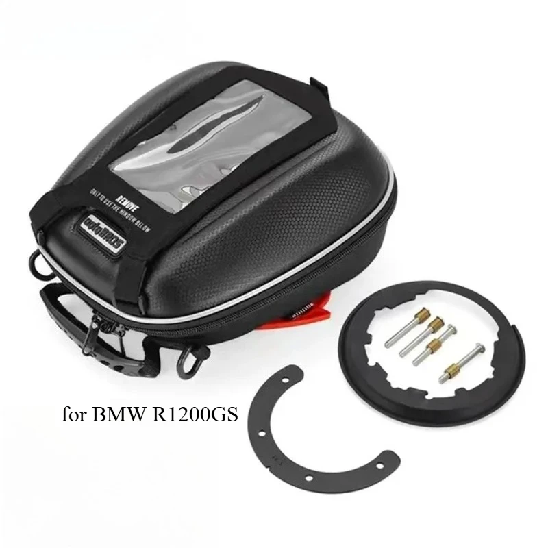 Suitable for BMW R1200GS Motorcycle Fuel Tank Waterproof Tail Bag Quick Release Oil Bag Luggage Accessories 
Suitable for BMW R1200GS Motorcycle Fuel Tank Waterproof Tail Bag Quick Release Oil Bag Luggage Accessories