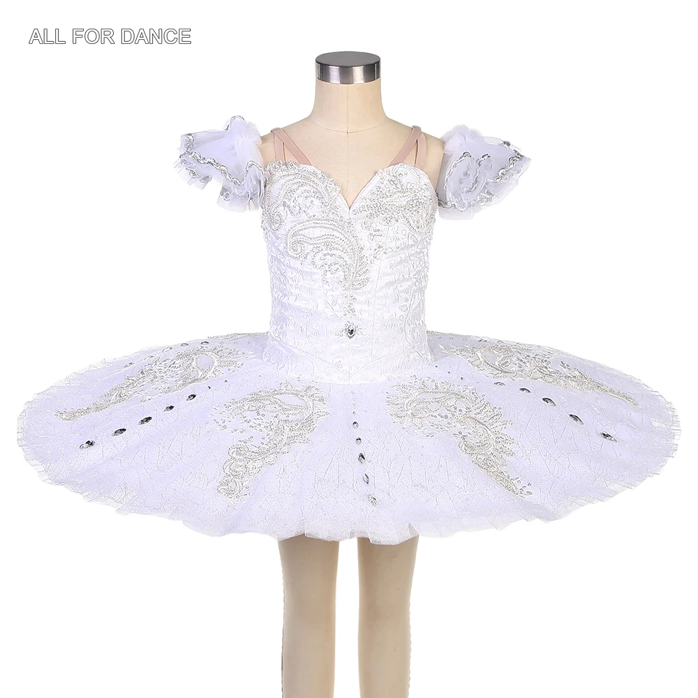 B22307 New Arrival Adult Girls Customized Professional Ballet Dance Tutu Costume with Silver Trim Classical Pancake Tutus
B22307 New Arrival Adult Girls Customized Professional Ballet Dance Tutu Costume with Silver Trim Classical Pancake Tutus