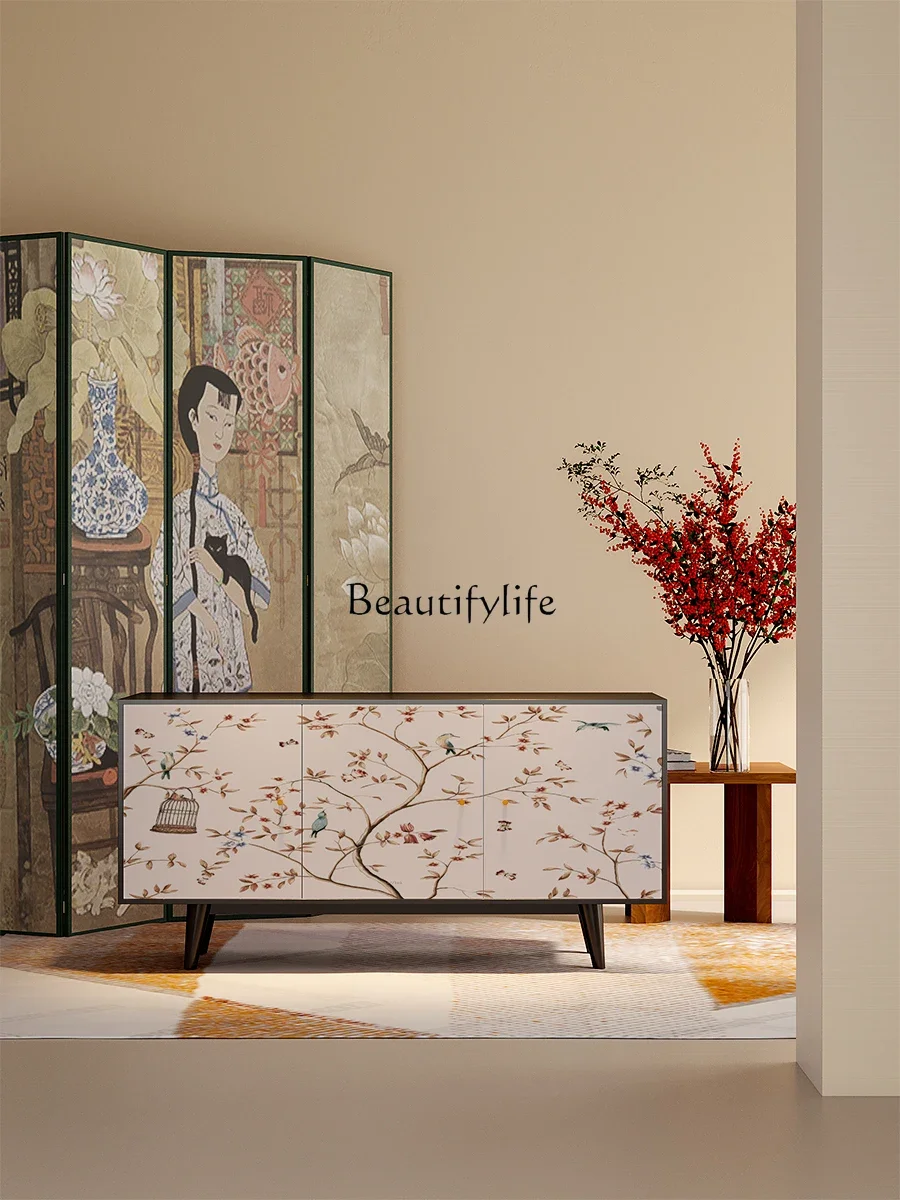 New Chinese Style Solid Wood Storage Organizer Decorative Solid Wood Integrated Curio Cabinet Simple Cabinet
New Chinese Style Solid Wood Storage Organizer Decorative Solid Wood Integrated Curio Cabinet Simple Cabinet