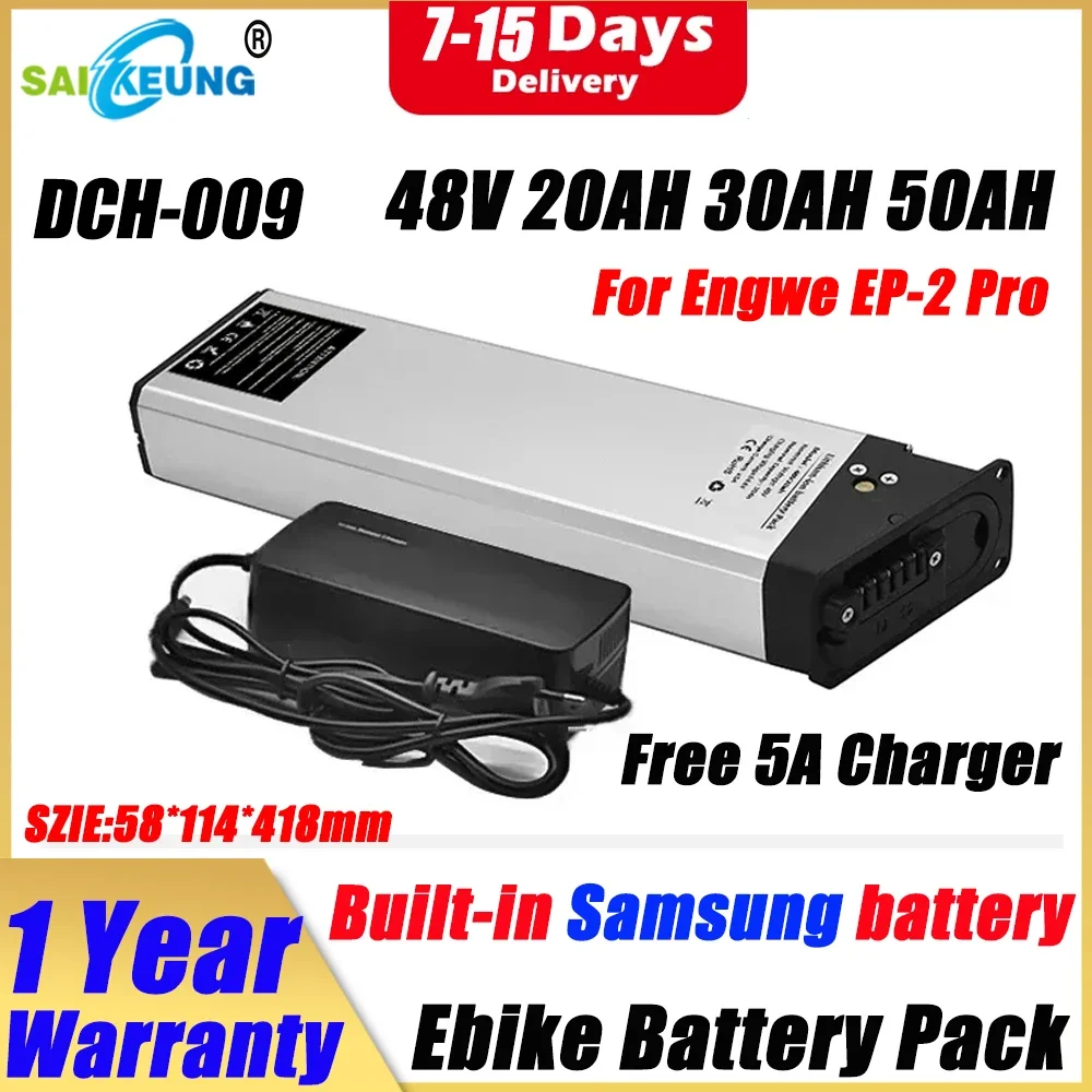 DCH-009 48 В 17,5 Ач 20 Ач 30 Ач 40 Ач 50 Ач Аккумулятор для нового Engwe EP-2 Pro Engine Pro 2022 года Обновленная версия для велосипедного аккумулятора MATE X
DCH-009 48 В 17,5 Ач 20 Ач 30 Ач 40 Ач 50 Ач Аккумулятор для нового Engwe EP-2 Pro Engine Pro 2022 года Обновленная версия для велосипедного аккумулятора MATE X