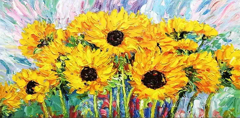 Sunature 5D Full Square Round Drills Sunflower Diamond Painting Poured Glue Canvas
Sunature 5D Full Square Round Drills Sunflower Diamond Painting Poured Glue Canvas