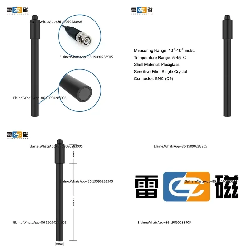 PF2 Fluoride Ion Selective Electrode Bnc Connector PPMA Shell ISE Fluoride Electrode Probe
PF2 Fluoride Ion Selective Electrode Bnc Connector PPMA Shell ISE Fluoride Electrode Probe
