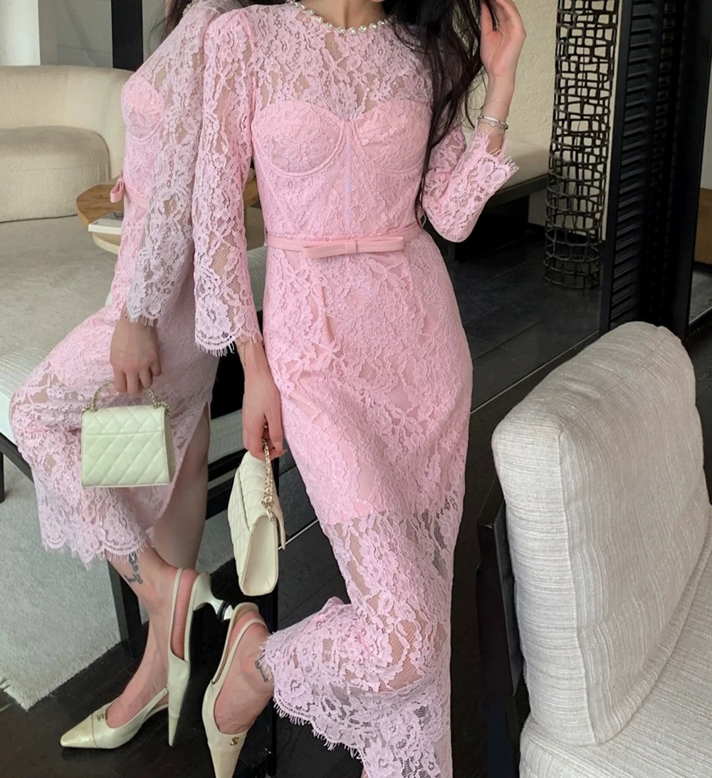 2025 Early Summer New Arrivals Women's Sexy Perspective Eyelash Lace Long Dress-GZXX156
2025 Early Summer New Arrivals Women's Sexy Perspective Eyelash Lace Long Dress-GZXX156