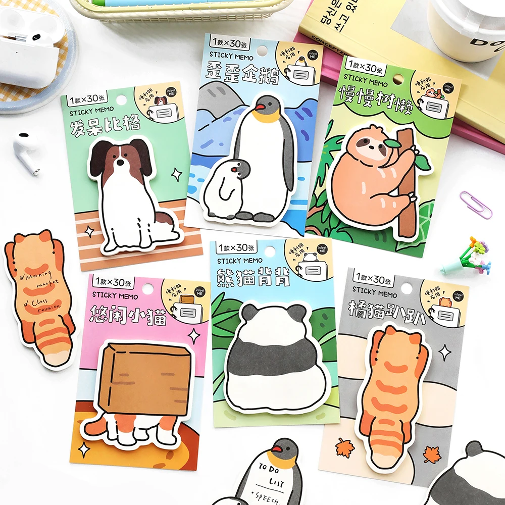 30pcs Cute Sticky Post-it Note, Animal Sticky Post-it Note Pads Gift for Christmas Veterinary Office School Tab Party Supplies
30pcs Cute Sticky Post-it Note, Animal Sticky Post-it Note Pads Gift for Christmas Veterinary Office School Tab Party Supplies
