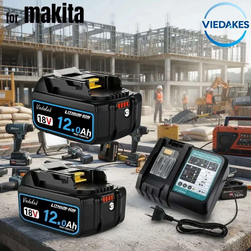 ☛For Makita ☜BL1830 18V 12.0Ah Battery With Charger Rechargeable Lithium Ion for BL1850 BL1880 BL1860B LXT400 Power Tool Battery
☛For Makita ☜BL1830 18V 12.0Ah Battery With Charger Rechargeable Lithium Ion for BL1850 BL1880 BL1860B LXT400 Power Tool Battery