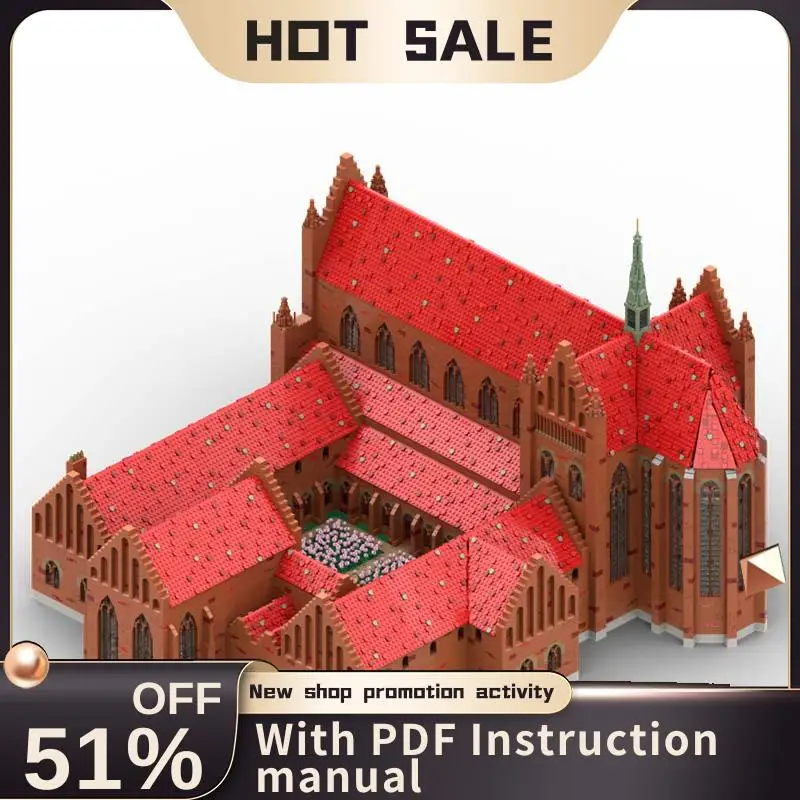 New 22515Pcs Moc European Medieval Street View Kloster St. Pius Model Diy Creative Ideas Bricks Toy Birthday Gift Building Block
New 22515Pcs Moc European Medieval Street View Kloster St. Pius Model Diy Creative Ideas Bricks Toy Birthday Gift Building Block