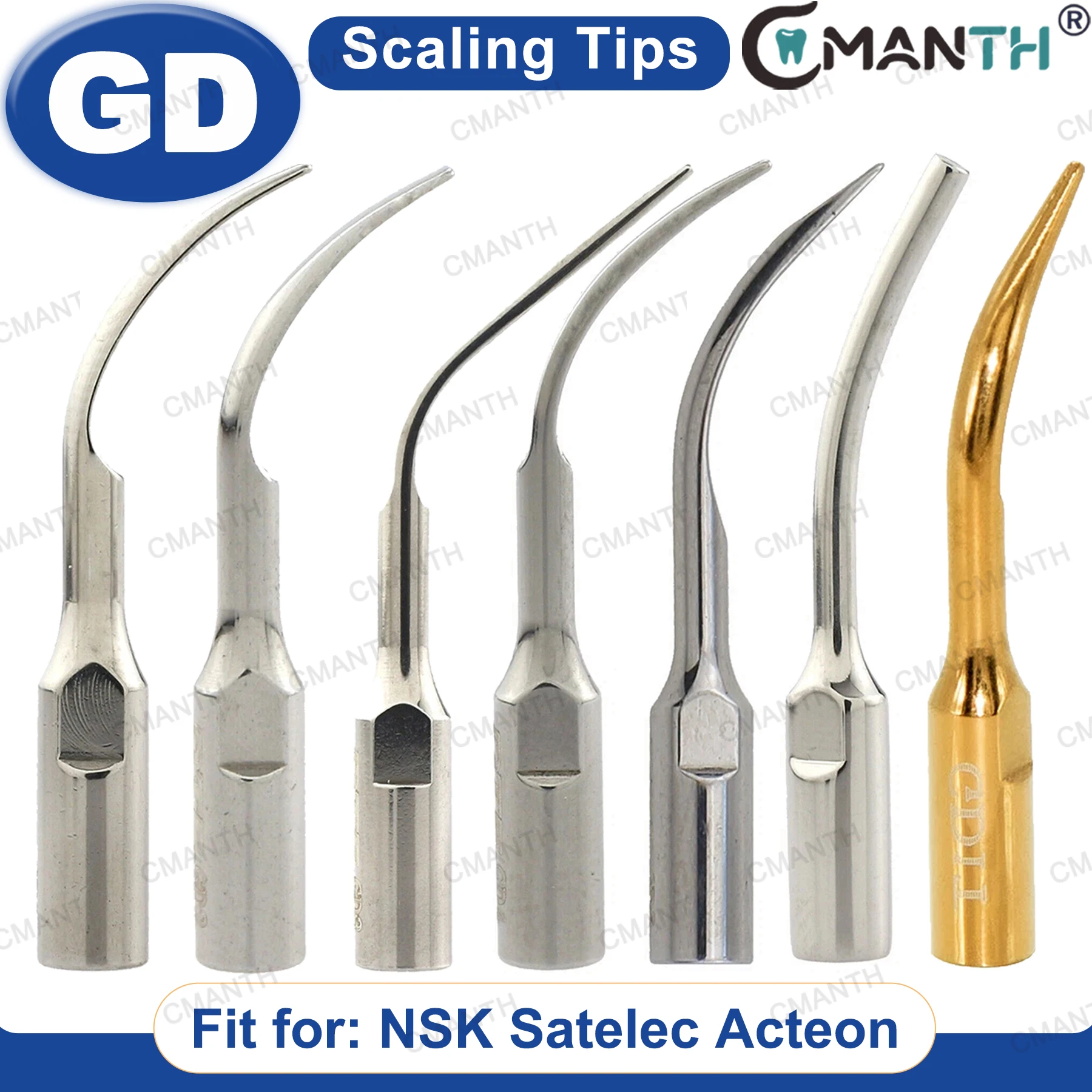Dental Ultrasonic Scaler Tips Scaling Tip GD1 Fit fit DTE SATELEC ACTEON NSK Ultrasonic Scaler Handpiece Teeth Whitening Tools
Dental Ultrasonic Scaler Tips Scaling Tip GD1 Fit fit DTE SATELEC ACTEON NSK Ultrasonic Scaler Handpiece Teeth Whitening Tools