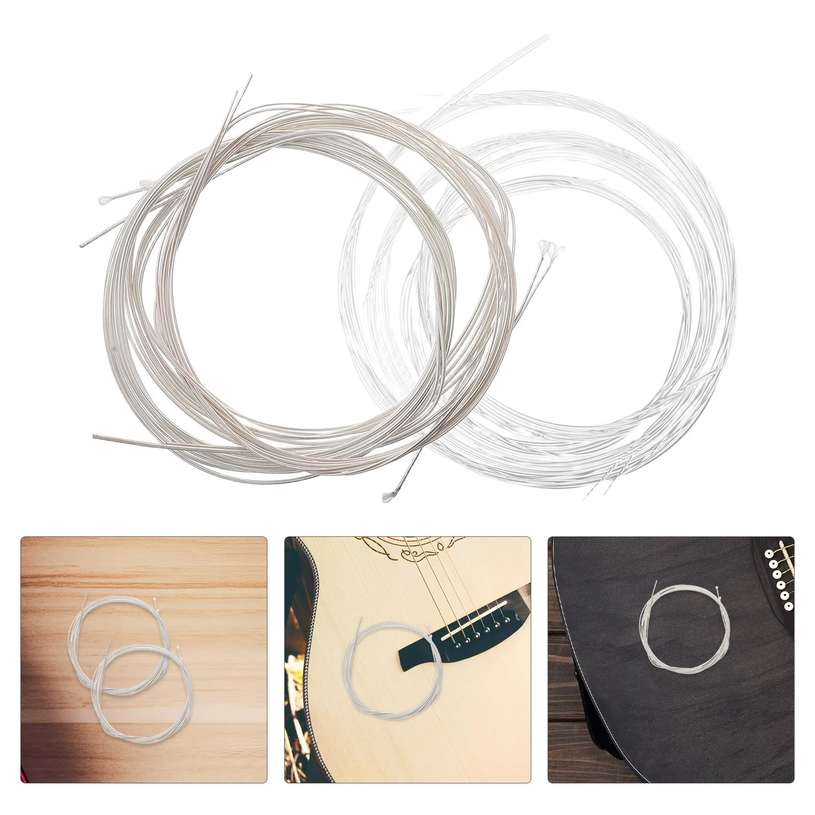 1Set Oud Strings Silver-Plated Copper Alloy Long-Lasting Replacement Nylon Strings for Oud Musical Instrument Accessories
1Set Oud Strings Silver-Plated Copper Alloy Long-Lasting Replacement Nylon Strings for Oud Musical Instrument Accessories