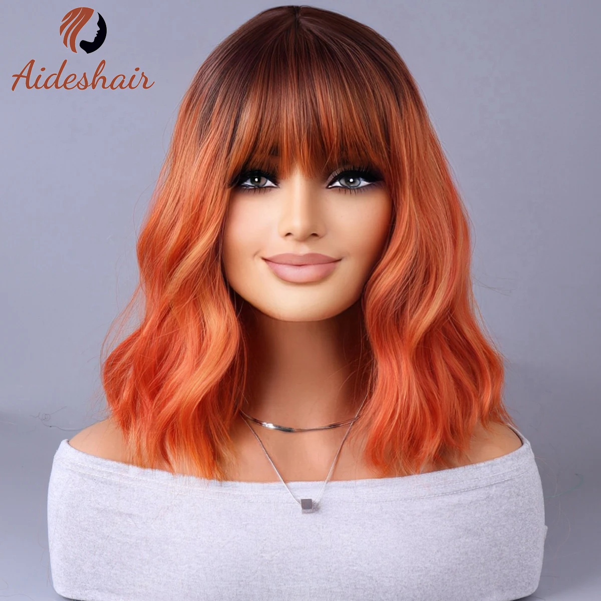 Synthetic wig cross border wig with short curly bangs BOBO head European and American chemical fiber high-temperature silk wig h
Synthetic wig cross border wig with short curly bangs BOBO head European and American chemical fiber high-temperature silk wig h