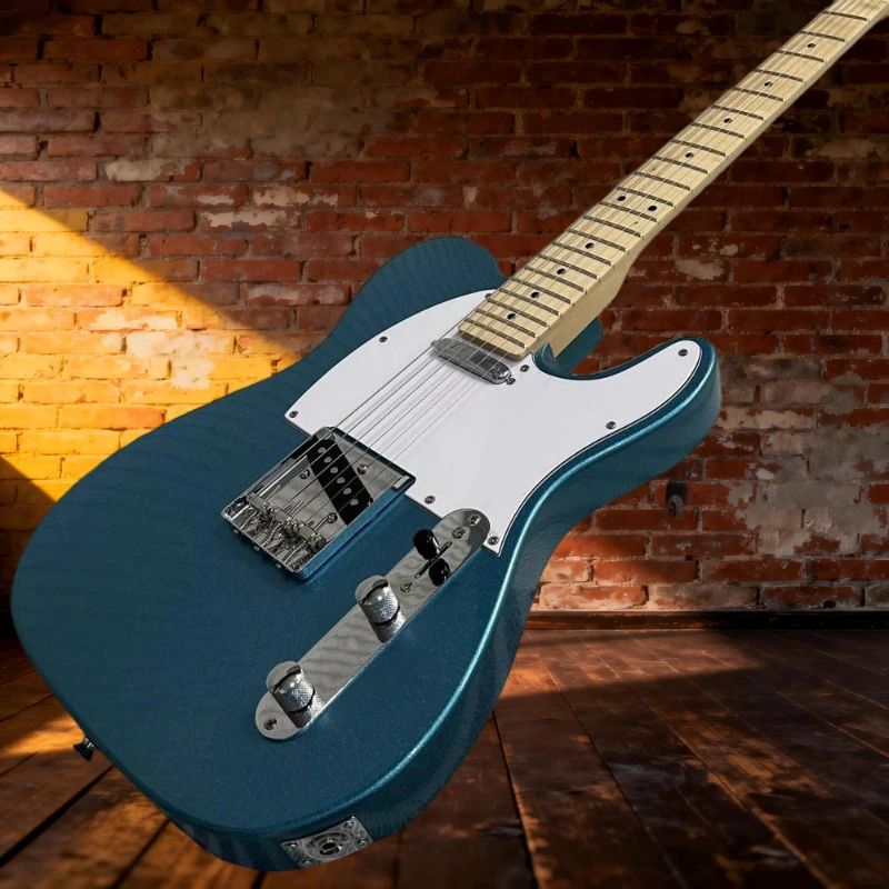 39 inch Blue TLE Mahogany Body Maple Fingerboard 6-string Electric Guitar Free Delivery New Year Gift Fixed Bridge
39 inch Blue TLE Mahogany Body Maple Fingerboard 6-string Electric Guitar Free Delivery New Year Gift Fixed Bridge