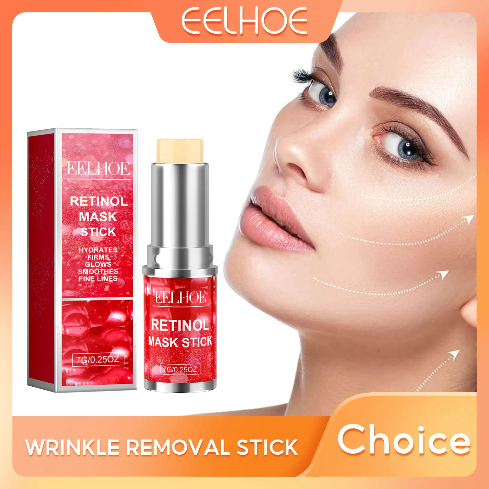 Retinol Wrinkle Removal Stick Facial Mask Moisturizing Dryness Brighten Dull Fade Fine Lines Firming Skin Face Cream Multi Balms
Retinol Wrinkle Removal Stick Facial Mask Moisturizing Dryness Brighten Dull Fade Fine Lines Firming Skin Face Cream Multi Balms