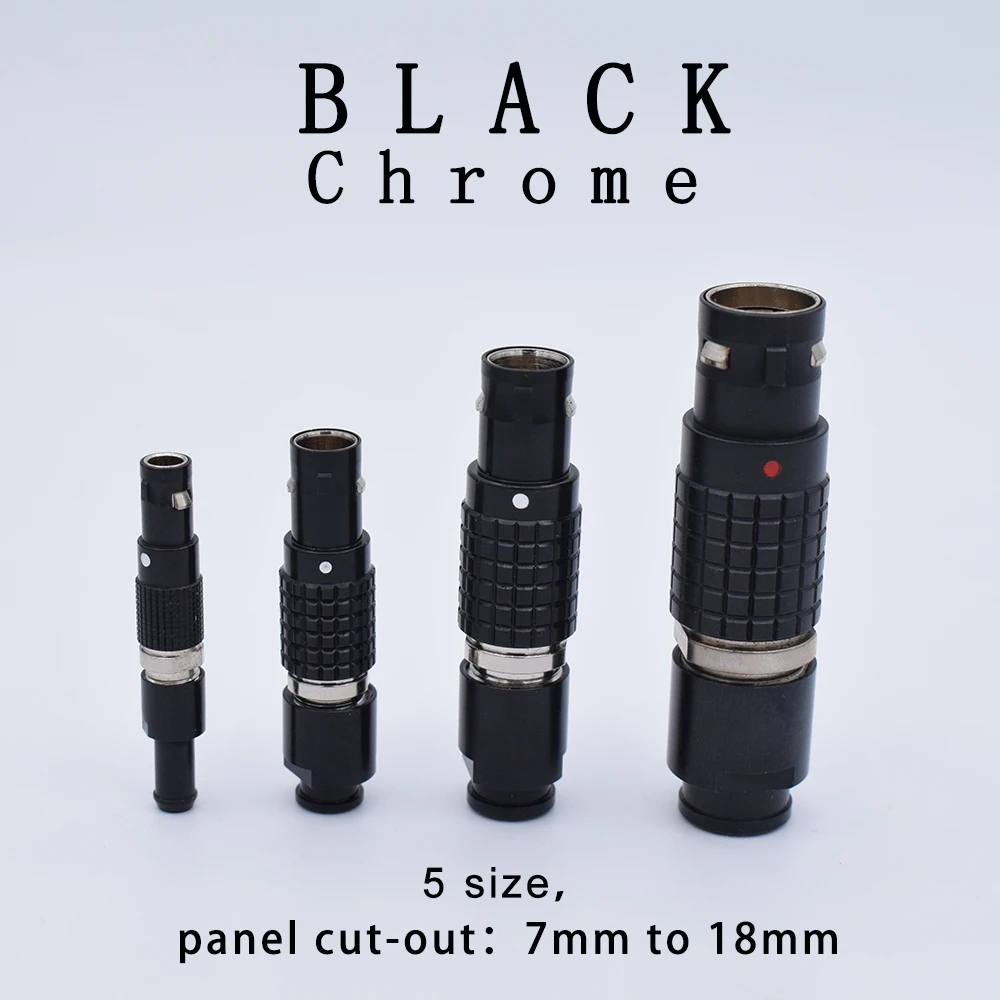 Black Push-pull self-locking connector 2-6PIN Compatible with Lemo Aviation connector FGG EGG ECG FHG PHG 2 3 4 5 6PIN
Black Push-pull self-locking connector 2-6PIN Compatible with Lemo Aviation connector FGG EGG ECG FHG PHG 2 3 4 5 6PIN