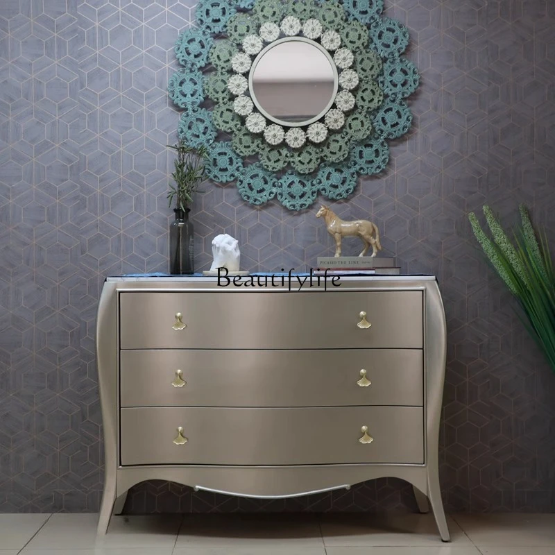 French light luxury door cabinet, living room decorative partition cabinet, entrance hall three-bucket cabinet
French light luxury door cabinet, living room decorative partition cabinet, entrance hall three-bucket cabinet