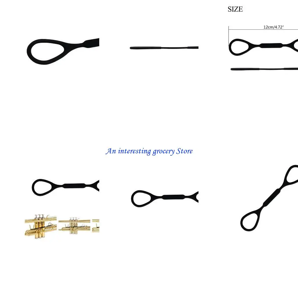 652D Trumpet Stopper Rings Trumpet Slide Tuning Stopper Rings Silicone Tuning Stopper