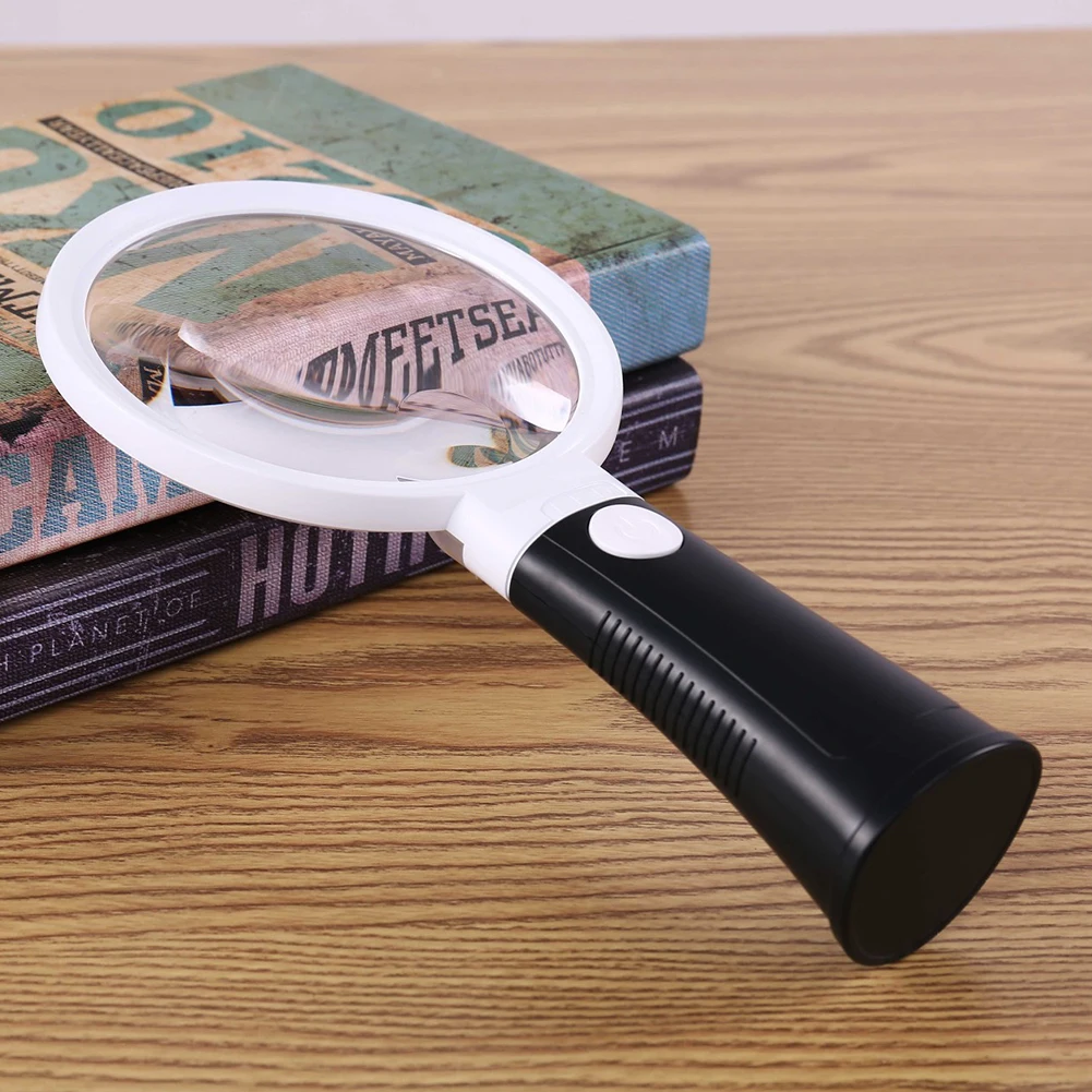 30X 10X Handheld Magnifier with 12 LED Lights Lighted Magnifying Glass Magnifier Loupe for Seniors Book Newspaper Reading
30X 10X Handheld Magnifier with 12 LED Lights Lighted Magnifying Glass Magnifier Loupe for Seniors Book Newspaper Reading