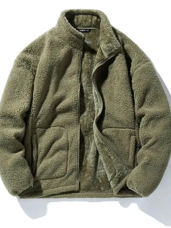 Men's Winter Face Jackets Loose Casual Warm Coat Zipper Decorated Fleece Lined Long Sleeve Polyester Fabric Jacket
Men's Winter Face Jackets Loose Casual Warm Coat Zipper Decorated Fleece Lined Long Sleeve Polyester Fabric Jacket