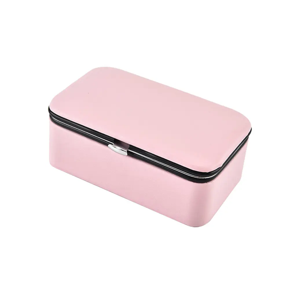 Small Jewelry Box with Built-in Pocket PU Travel Case for Rings Earrings Necklaces Compact Organizer for Women
Small Jewelry Box with Built-in Pocket PU Travel Case for Rings Earrings Necklaces Compact Organizer for Women