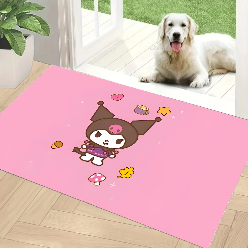 Sanrio Kuromi Cartoon Floor Mat Graphic Printed Flannel Doormats For Bathroom Kitchen Entrance Carpet Home Decor
Sanrio Kuromi Cartoon Floor Mat Graphic Printed Flannel Doormats For Bathroom Kitchen Entrance Carpet Home Decor
