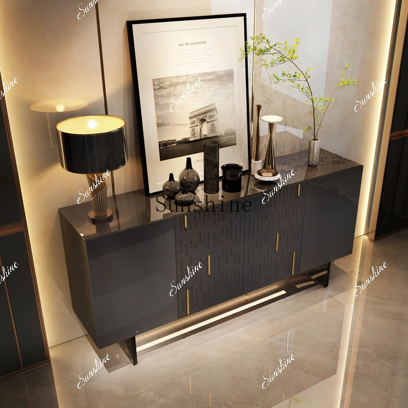 Italian light luxury entrance villa high-end glass decorative cabinet FT
Italian light luxury entrance villa high-end glass decorative cabinet FT
