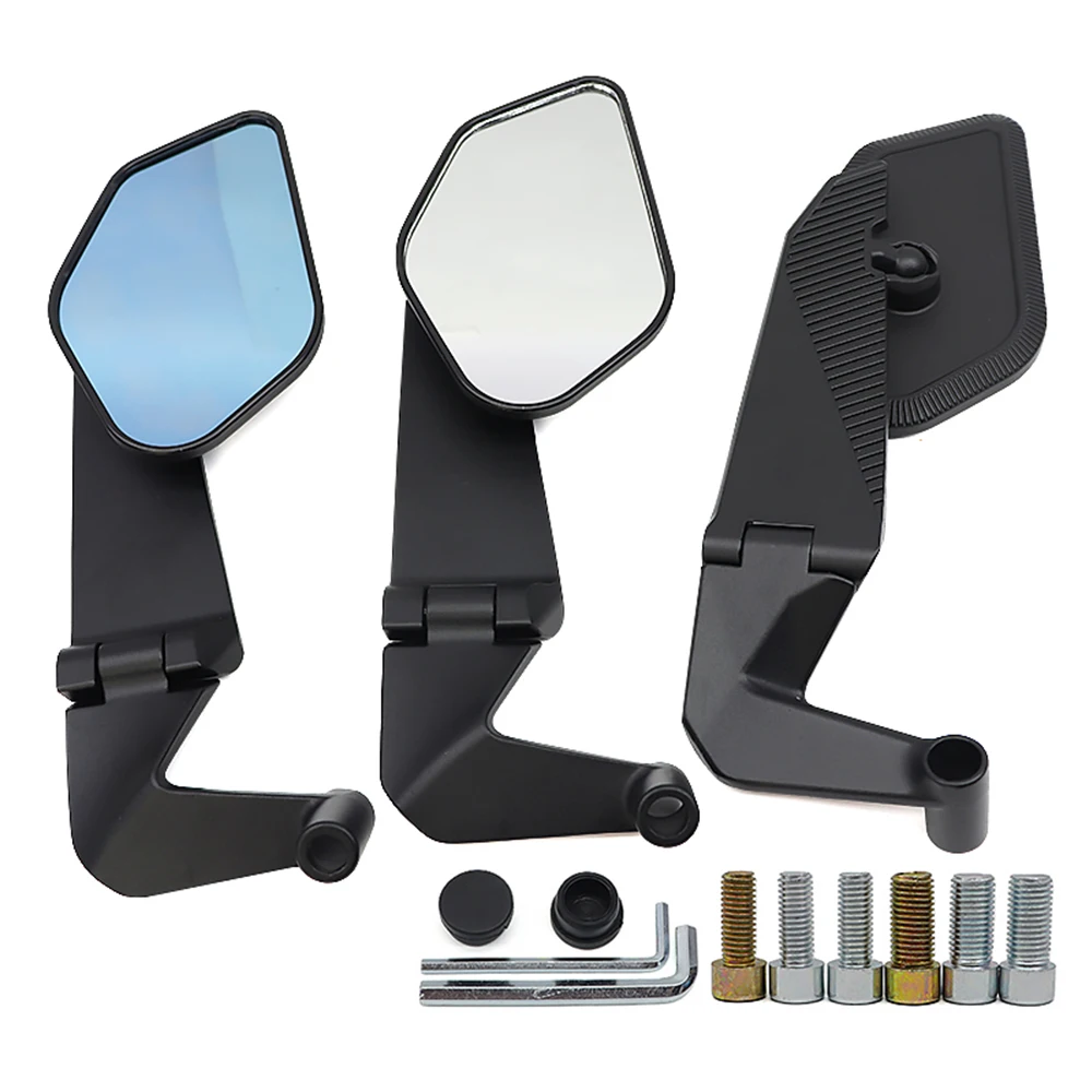 Stealth Winglets Rearview Mirror Motorcycle Side View Mirror For Yamaha F3 R25 R3 R6 R6S YZF600 YZF R7 YZF R1 MT-07 MT-09 MT-10