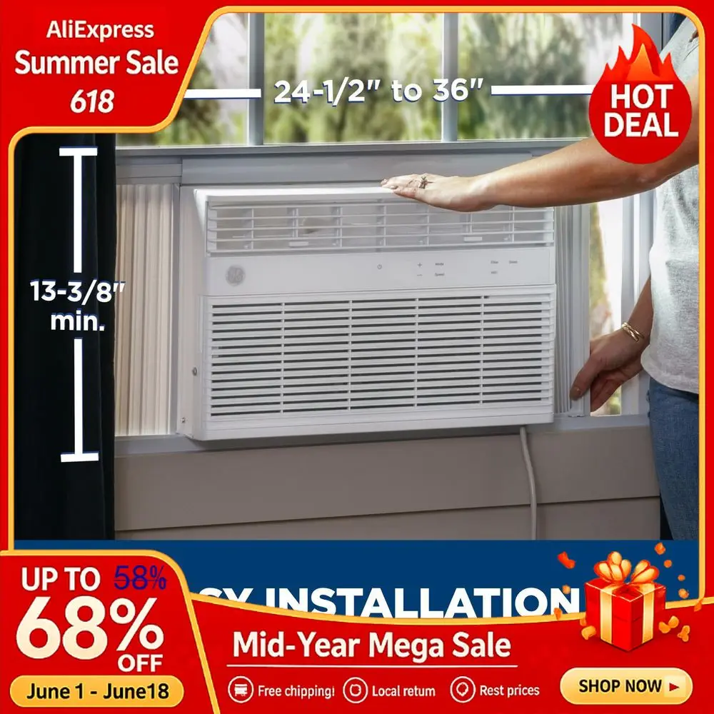 Window Air Conditioner 8000 BTU, WiFi Enabled, EnergyEfficient Cooling for Medium Rooms, 8K BTU Window AC Unit, Custom
Window Air Conditioner 8000 BTU, WiFi Enabled, EnergyEfficient Cooling for Medium Rooms, 8K BTU Window AC Unit, Custom