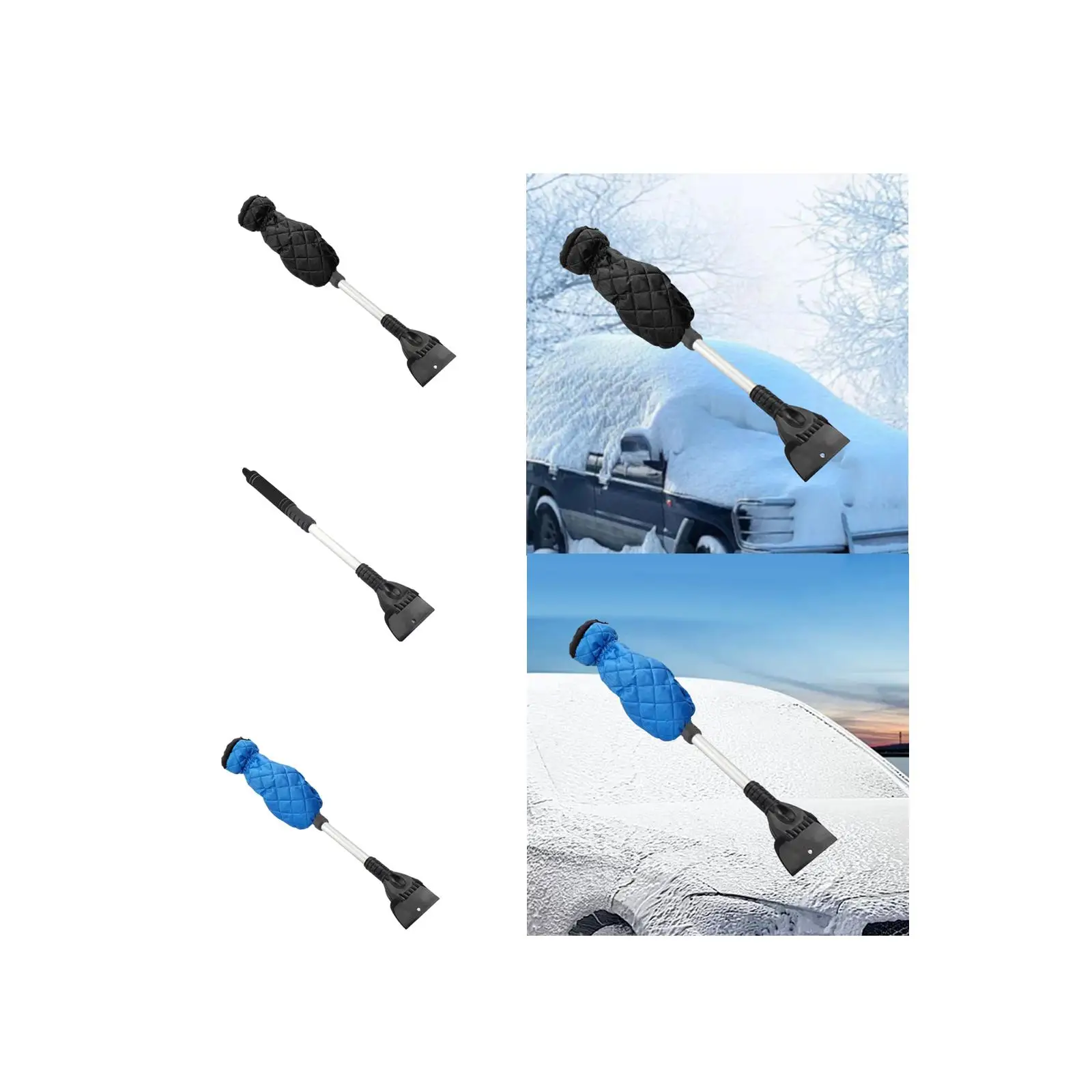 Retractable Car Windshield Ice Scraper with Glove for Winter
Retractable Car Windshield Ice Scraper with Glove for Winter