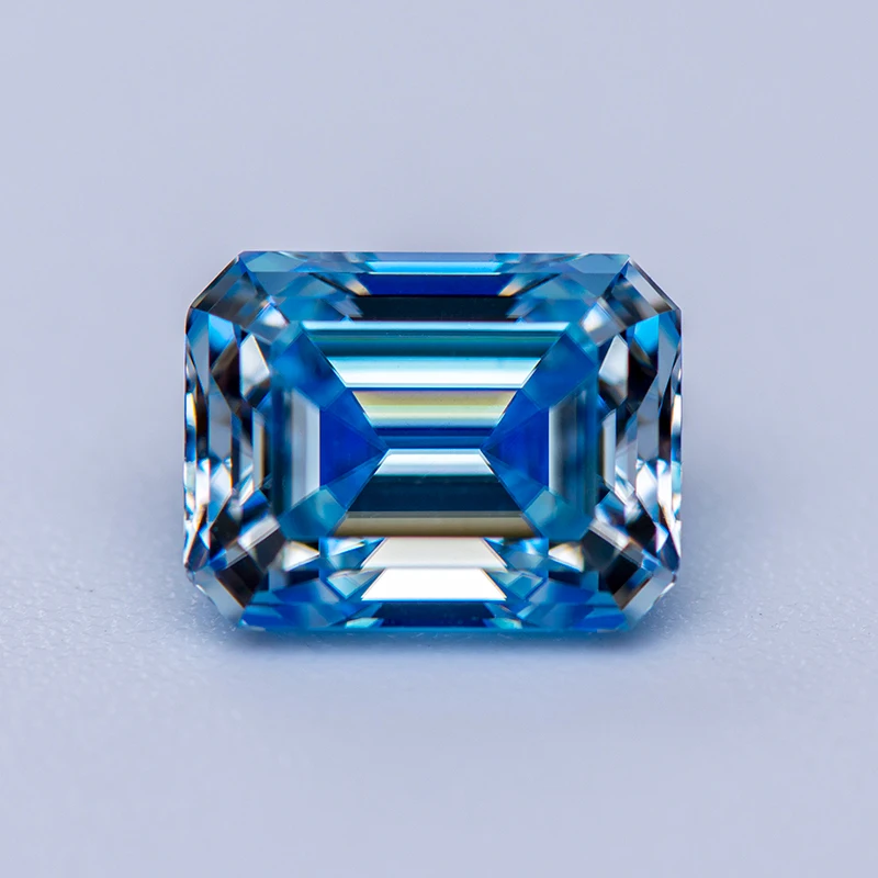 Moissanite Emerald Cut Ice Blue Color Shiny Quality DIY Advanced Jewelry Making Materials with GRA Certificate
Moissanite Emerald Cut Ice Blue Color Shiny Quality DIY Advanced Jewelry Making Materials with GRA Certificate