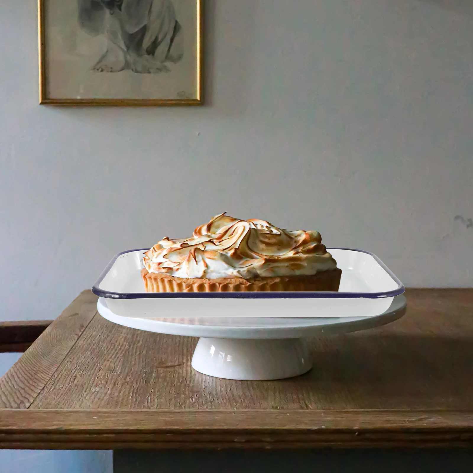 Wear-Resistant Enamel Baking Dish Rectangular Oven Pan Non-Stick Baking Tray for Pizza Pancake Kitchen Use Enamel Pie Pans
Wear-Resistant Enamel Baking Dish Rectangular Oven Pan Non-Stick Baking Tray for Pizza Pancake Kitchen Use Enamel Pie Pans