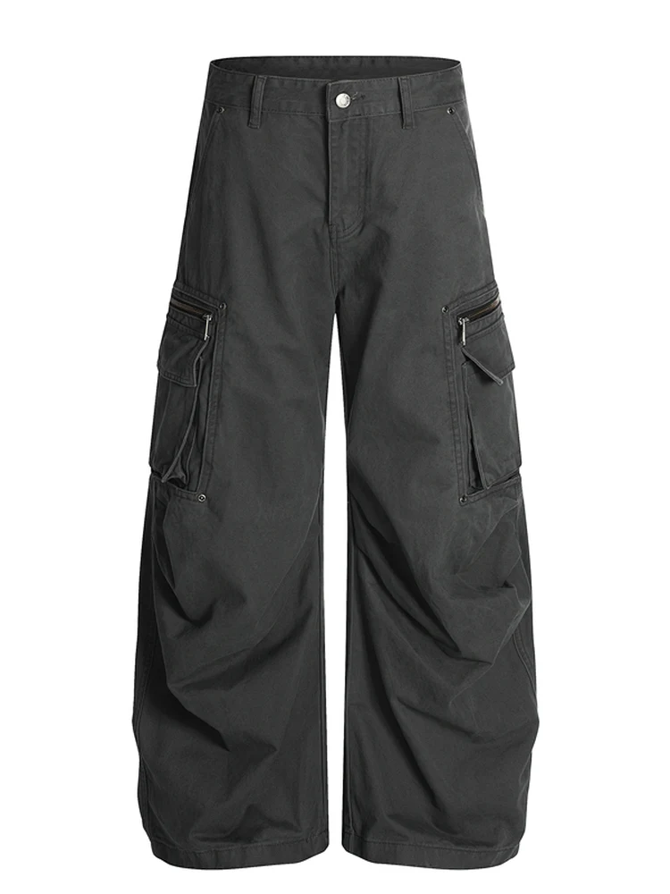 Cleanfit American High Street Vintage Multi-Pocket Work Pants Loose Casual Wide Leg Straight Long Trousers for Men And Women
Cleanfit American High Street Vintage Multi-Pocket Work Pants Loose Casual Wide Leg Straight Long Trousers for Men And Women