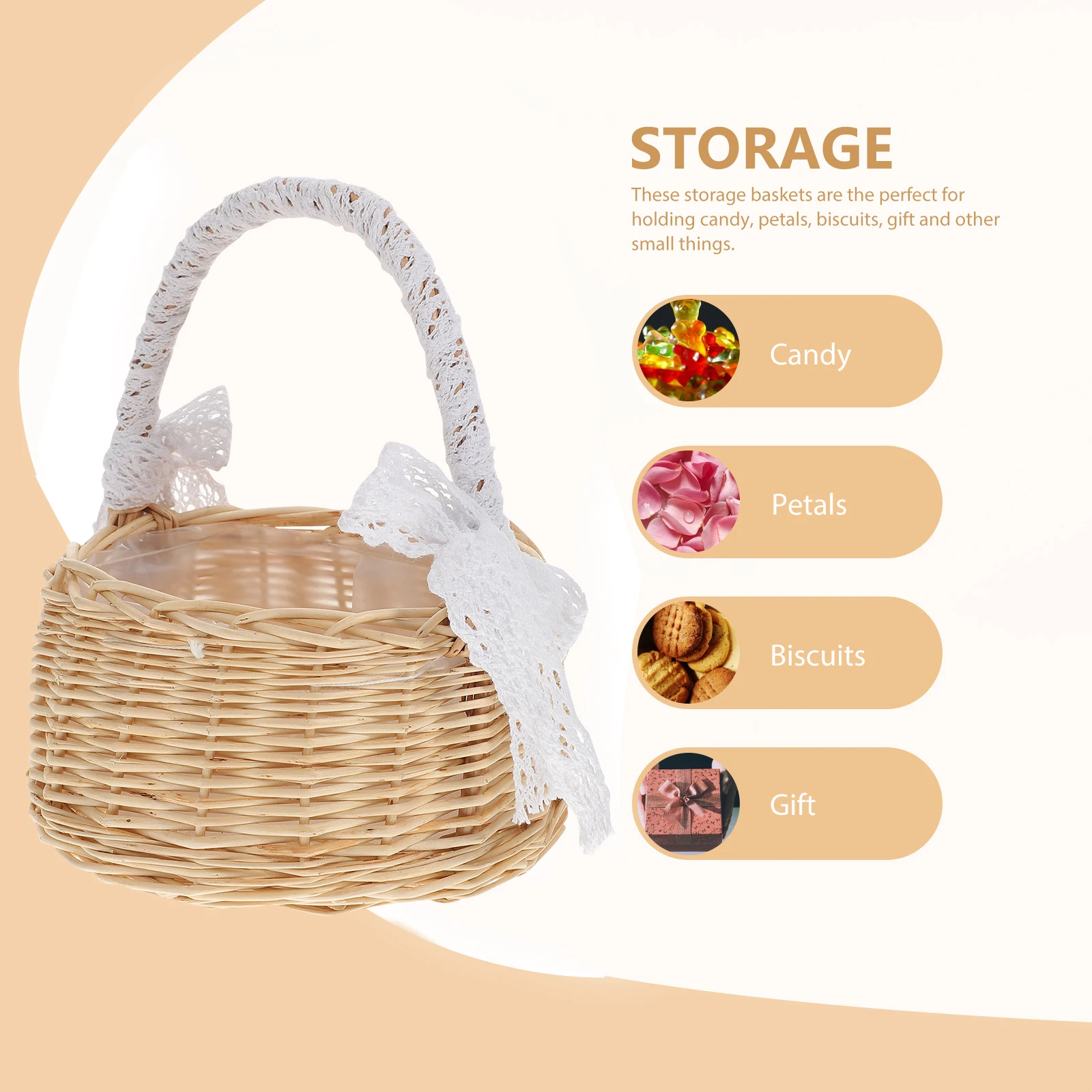 1 pc Rattan Woven Storage Eco-Friendly Container Natural Color Handmade Decorative For Home Office Farmhouse Style
1 pc Rattan Woven Storage Eco-Friendly Container Natural Color Handmade Decorative For Home Office Farmhouse Style