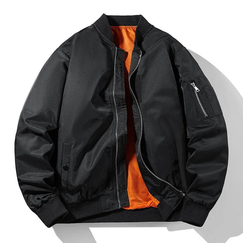 New In Outerwears Spring Autumn Ropa Hombre Jackets For Men S-5XL Solid Color Bomber Jacket Men Fashion Aviator Baseball Jacket
New In Outerwears Spring Autumn Ropa Hombre Jackets For Men S-5XL Solid Color Bomber Jacket Men Fashion Aviator Baseball Jacket