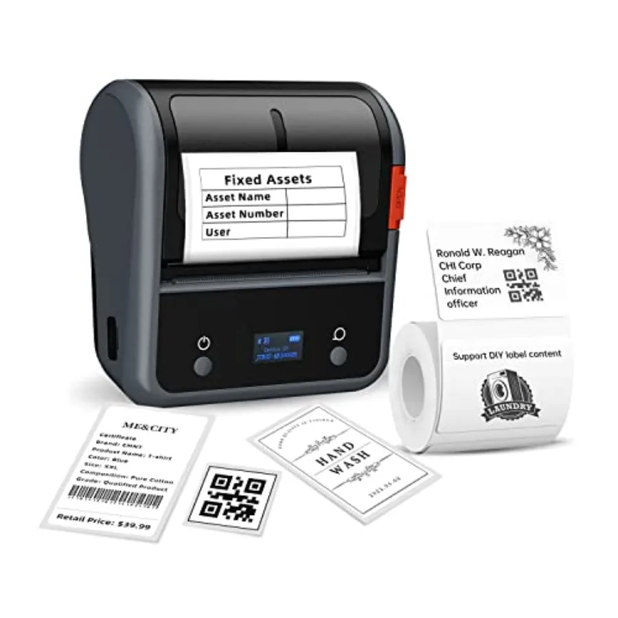 Label Maker Machine B3S Thermal Label Maker Upgrade 3Inch Thermal Label Printer Portable Label Maker with 1Pack 70x40mm Label B
Label Maker Machine B3S Thermal Label Maker Upgrade 3Inch Thermal Label Printer Portable Label Maker with 1Pack 70x40mm Label B