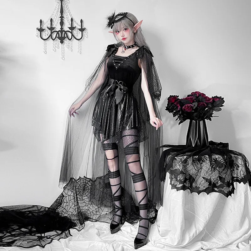 2025 Halloween Costume Adult Female Death God Horror Skeleton Vampire Dark Goth Cosplay Costumes
2025 Halloween Costume Adult Female Death God Horror Skeleton Vampire Dark Goth Cosplay Costumes