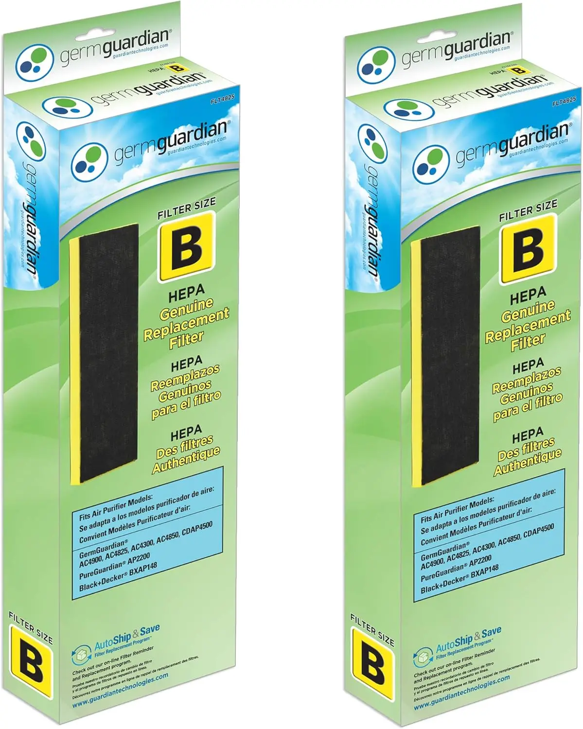 HEPA Air Purifier Filter, Removes 99.97% Pollutants & Smoke, Compatible with Multiple Models, 2-Pack
HEPA Air Purifier Filter, Removes 99.97% Pollutants & Smoke, Compatible with Multiple Models, 2-Pack