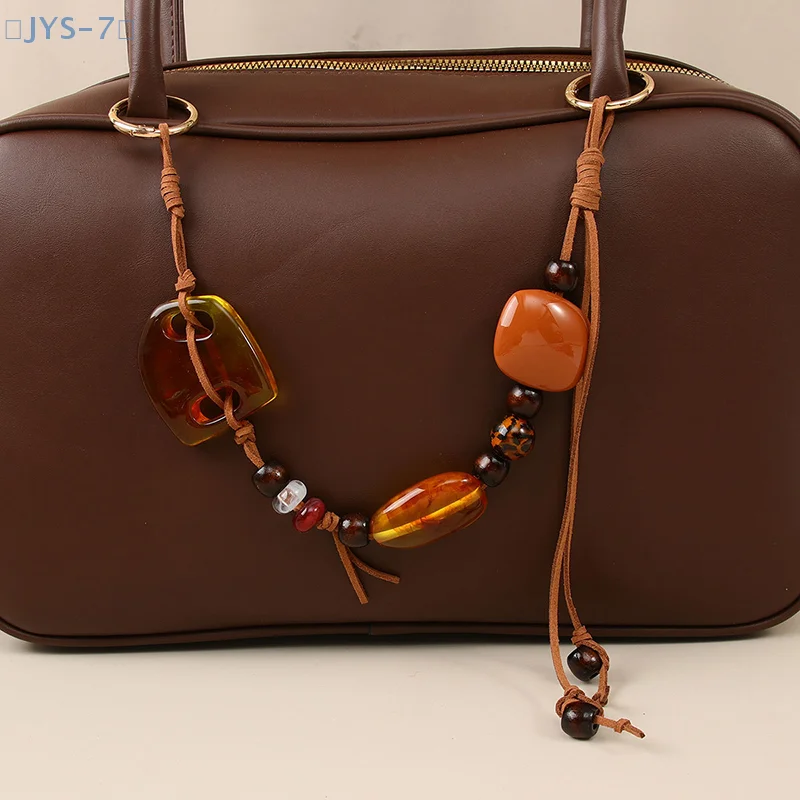 【JYS-7】Colorful Resin Handbag Double Buckle Bead Hanging Tassel Amber Wristlet Purse Bag Belt DIY Bag Parts Accessories
【JYS-7】Colorful Resin Handbag Double Buckle Bead Hanging Tassel Amber Wristlet Purse Bag Belt DIY Bag Parts Accessories