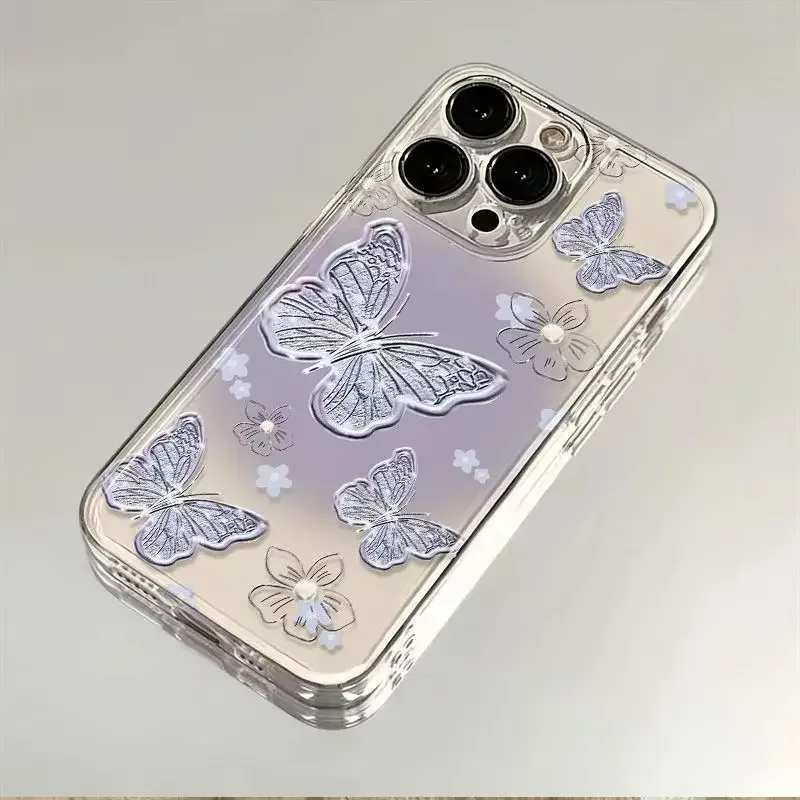 Purple Butterfly Phone Case For iPhone 16 15 14 13 12 11 Pro XS MAX 7 XR 8 7 Plus Clear Cover Fundas
Purple Butterfly Phone Case For iPhone 16 15 14 13 12 11 Pro XS MAX 7 XR 8 7 Plus Clear Cover Fundas
