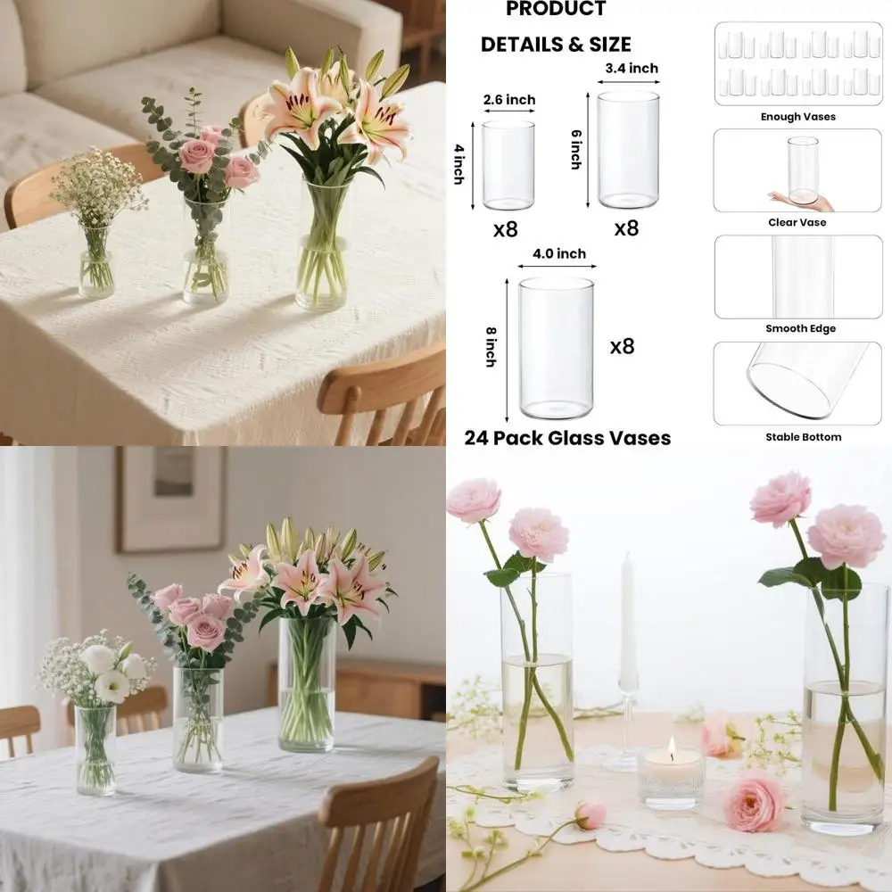 Стеклянные цилиндрические вазы для центральных элементов, 24 упаковки, высота 4,68 дюйма, прозрачные, оптом для вечеринок, дома, свадьбы, плавающих подсвечников
Стеклянные цилиндрические вазы для центральных элементов, 24 упаковки, высота 4,68 дюйма, прозрачные, оптом для вечеринок, дома, свадьбы, плавающих подсвечников