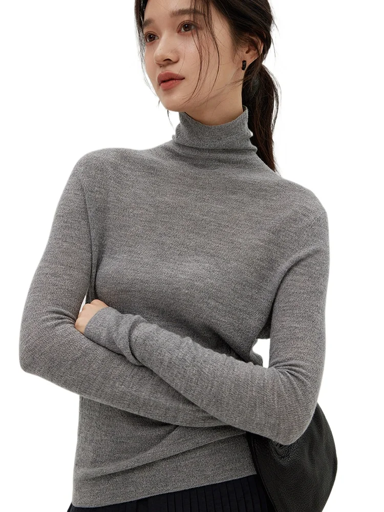 Hazy texture _ island essence integrated 18-pin Biella pure wool pile collar turtleneck bottoming sweater women
Hazy texture _ island essence integrated 18-pin Biella pure wool pile collar turtleneck bottoming sweater women