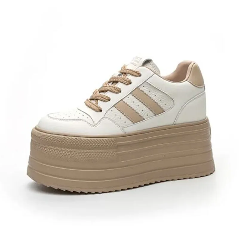 10 см новая женская прогулочная вулканизированная обувь из натуральной кожи на платформе, повседневные устойчивые беговые кроссовки на высоком каблуке на танкетке для скейтбординга
10 см новая женская прогулочная вулканизированная обувь из натуральной кожи на платформе, повседневные устойчивые беговые кроссовки на высоком каблуке на танкетке для скейтбординга