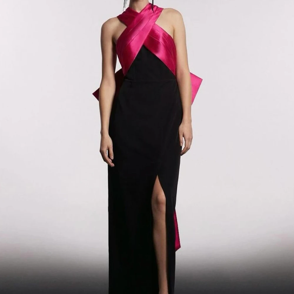 Customized High Quality Straight Floor Length Halter Jersey Sleeveless Evening Dress Fashion Photo Color vestidos para
Customized High Quality Straight Floor Length Halter Jersey Sleeveless Evening Dress Fashion Photo Color vestidos para