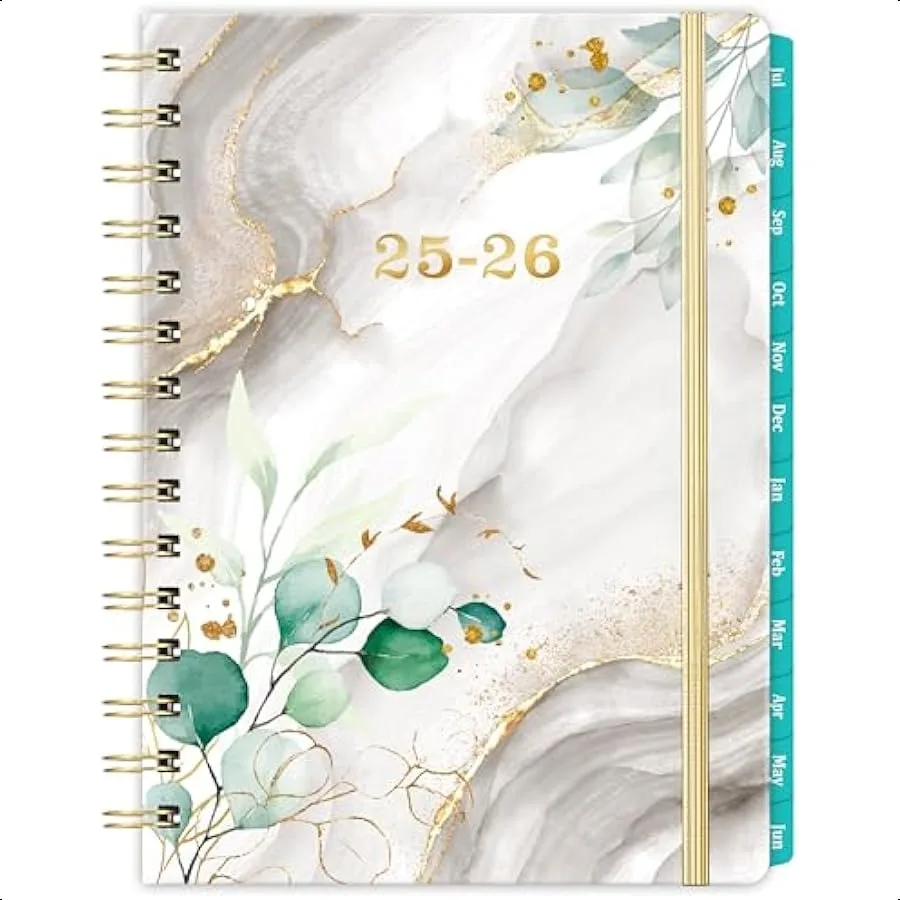 20252026 20252026 Weekly and Monthly Jul. 2025 Jun. 2026 6.3" x 8.4" 20252026 Calendar with Coated Tabs Inner Pocket
20252026 20252026 Weekly and Monthly Jul. 2025 Jun. 2026 6.3" x 8.4" 20252026 Calendar with Coated Tabs Inner Pocket