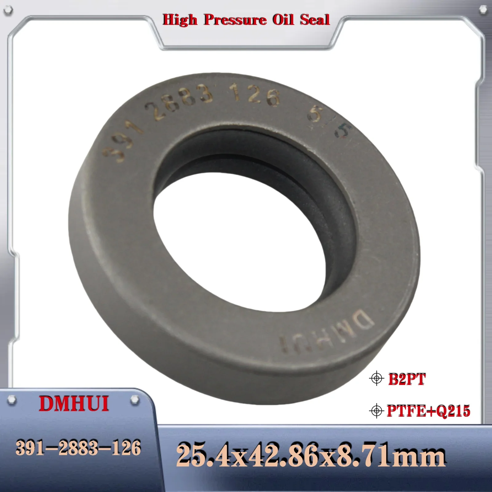 Shaft Oil Seal25.4x42.86x8.71 391-2883-126 X73-50-11 For Parker Motor Seal M20, M30 25.4X42.86X8.71 Motor Rotary Shaft
Shaft Oil Seal25.4x42.86x8.71 391-2883-126 X73-50-11 For Parker Motor Seal M20, M30 25.4X42.86X8.71 Motor Rotary Shaft