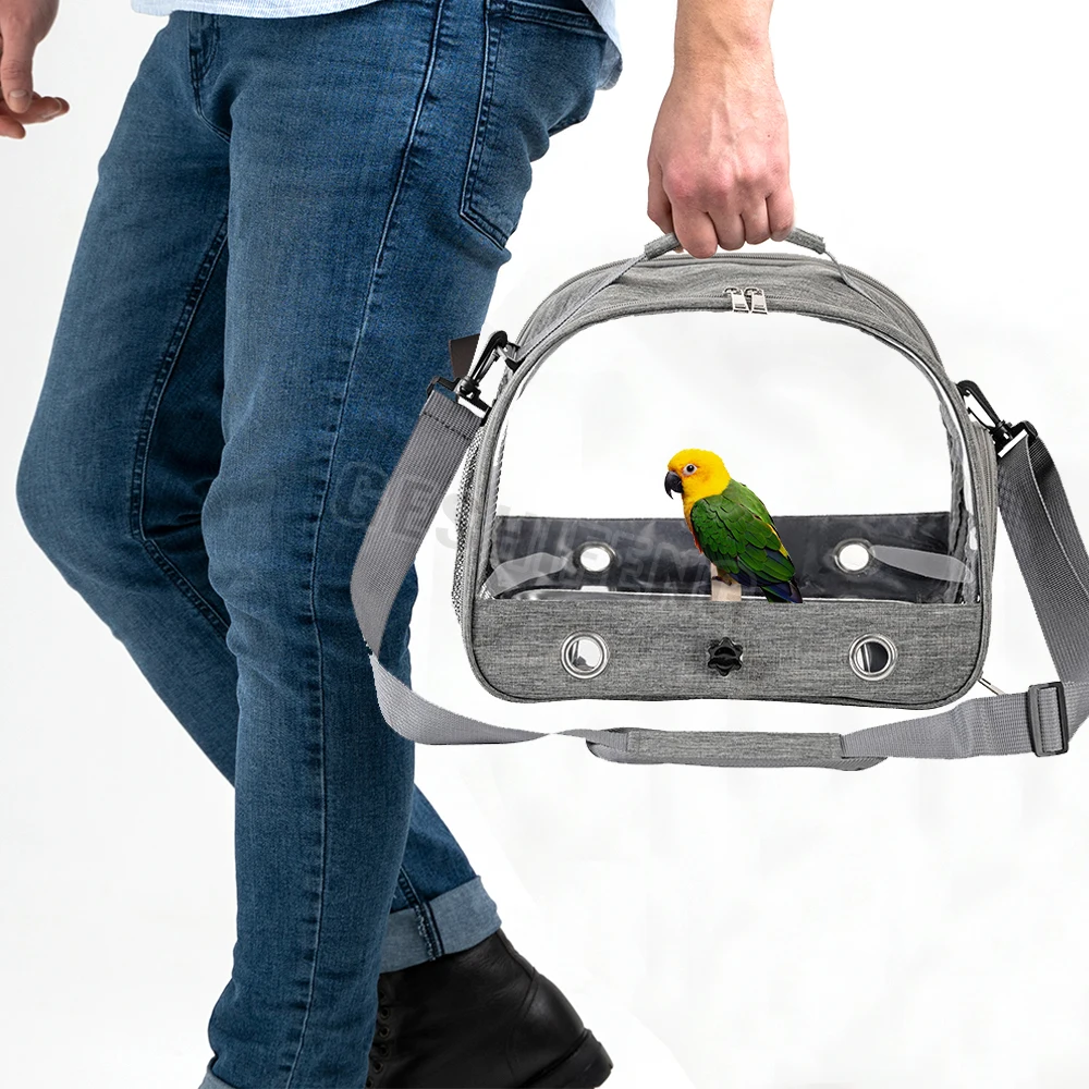Bird Carrier Portable Pet Bird Parrot Travel Bag Transparent Breathable Cage Lightweight Pets Birds Travel Cage
Bird Carrier Portable Pet Bird Parrot Travel Bag Transparent Breathable Cage Lightweight Pets Birds Travel Cage