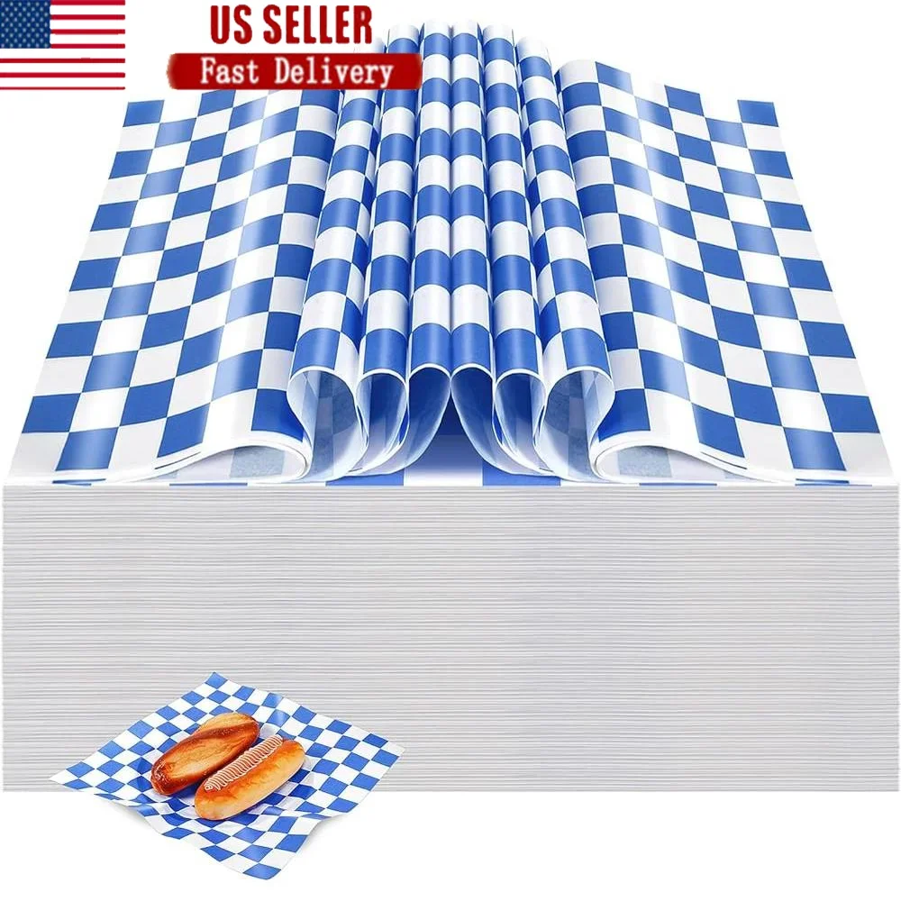 1000 Pcs Wax Paper Sheets Sandwich Wrapping Paper Grease Resistant Deli Food Basket Liners Large Fries Burger Wraps
1000 Pcs Wax Paper Sheets Sandwich Wrapping Paper Grease Resistant Deli Food Basket Liners Large Fries Burger Wraps