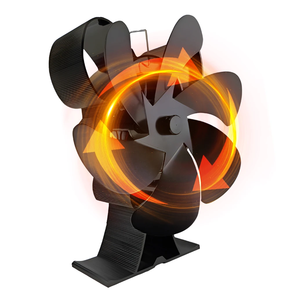 Heat Powered Wood Stove Fan Cartoon Mouse Shaped Silent Operation Circulating Warm Air 6-Blade Fireplace Fan with Bracket
Heat Powered Wood Stove Fan Cartoon Mouse Shaped Silent Operation Circulating Warm Air 6-Blade Fireplace Fan with Bracket