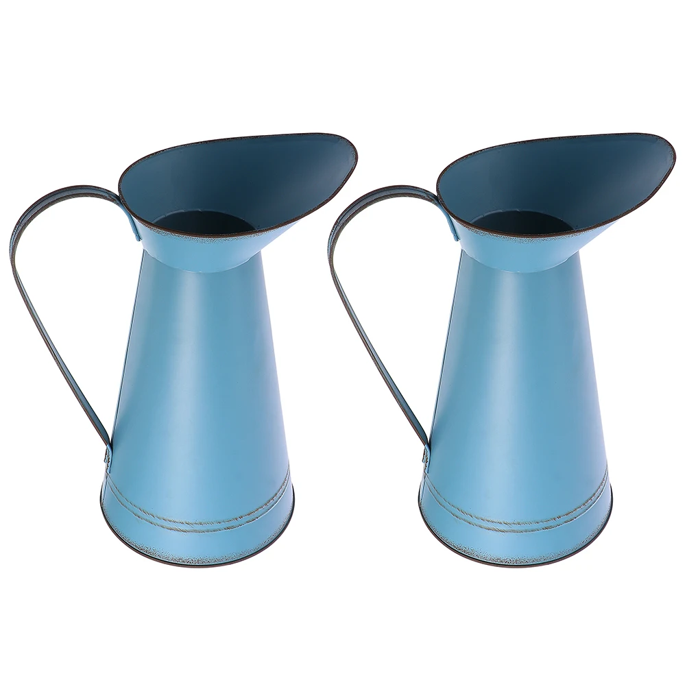 2 Pcs Iron Flower Vase Tin Bucket Arrangement Pot Decoration Metal Bouquets Home Office Hotel Restaurant Plant Pot
2 Pcs Iron Flower Vase Tin Bucket Arrangement Pot Decoration Metal Bouquets Home Office Hotel Restaurant Plant Pot