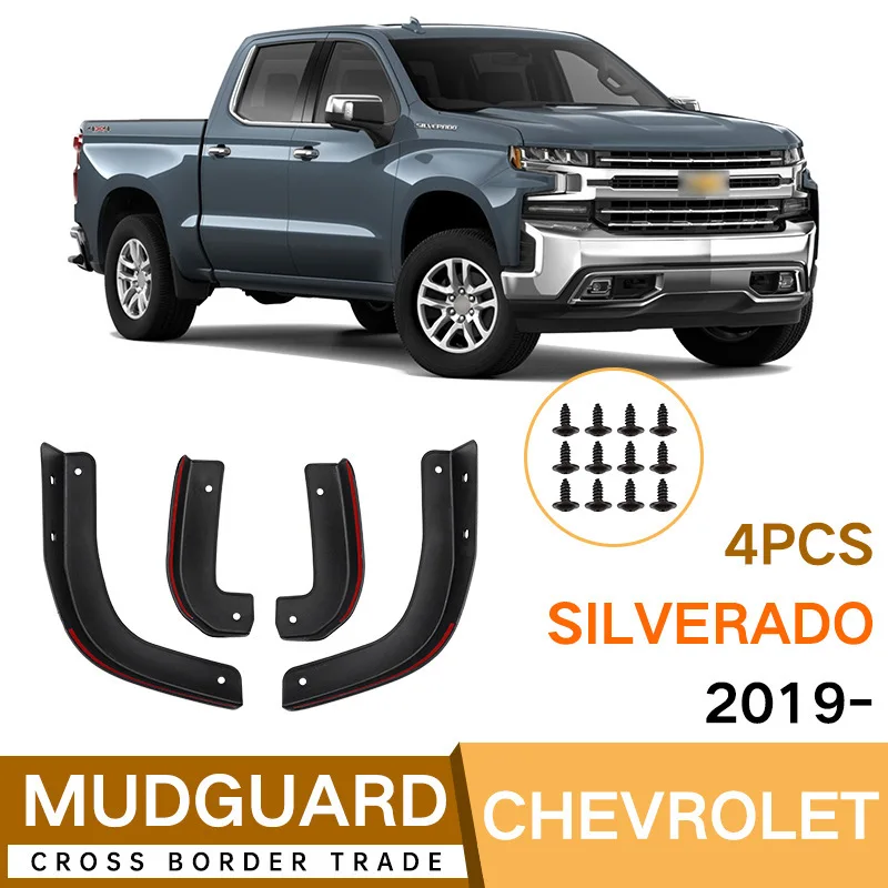 For Chevrolet Silverado 2019-2026 Door Lower Corner Guards & Front Rear Rubber Mud Flaps Mudguards Splash Guards Export Auto
For Chevrolet Silverado 2019-2026 Door Lower Corner Guards & Front Rear Rubber Mud Flaps Mudguards Splash Guards Export Auto